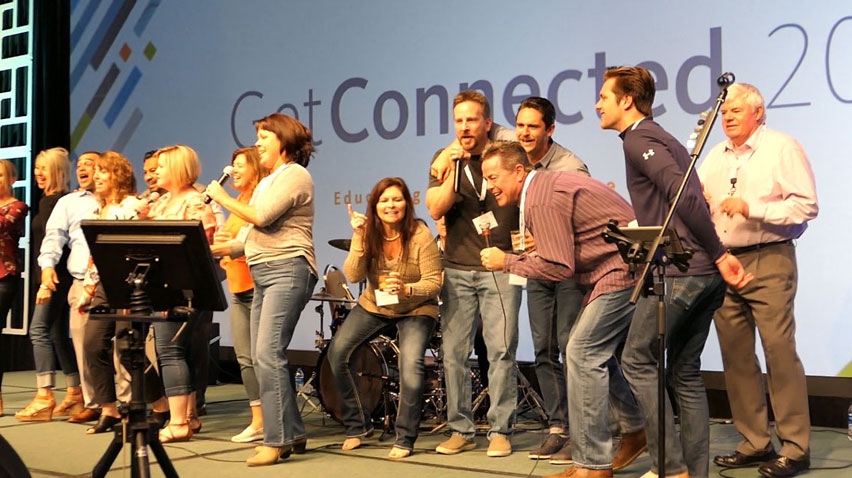 U Rock Live Band Karaoke performing at the Keystone Conference Center event